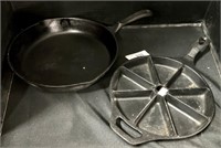 Cast Iron Red Stone Scone, Wagner’s Skillet.