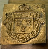 City of Winnipeg Brass Seal Stamp