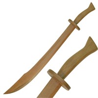 Martial Arts 33" Wood Training Broadsword