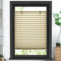 LazBlinds Tool-Free Cordless Pleated Shades with S
