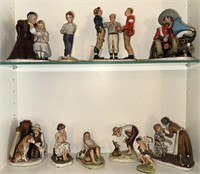 10 Norman Rockwell Figurines