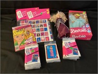 Barbie Dolls and Trading cards