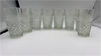 Vtg Anchor Hocking Wexford tea tumblers