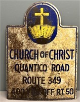 Church of Christ Sign
