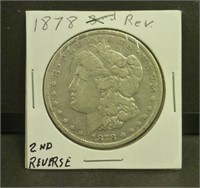 1878 Morgan Silver Dollar 2nd Reverse