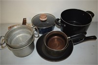 Misc New/Old Pots & Pans Lot w/ Social Chef
