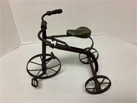 Metal and wood tricycle for dolls missing handle