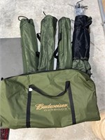 Budweiser Outdoors Bag Contains 2 Chairs , Cooler