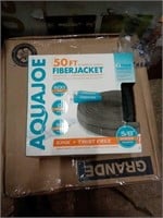 New, AquaJoe 50ft Garden House fiber jacket