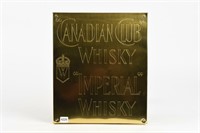 CANADIAN CLUB WHISKEY "IMPERIAL WHISKEY" SIGN