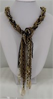 Chico's Braided Chain Necklace