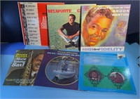6-mixed jazz vinyl LP records