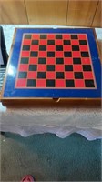 Wooden Chess Set and Scrabble Board