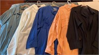 Men’s button-down shirts, two XL and three XL