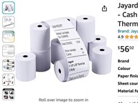 BRR 3"-1/ ply 165'  Thermal Paper Rolls