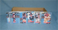 Box of vintage baseball cards includes Donruss and