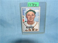 Owen Friend 1949 Bowman baseball card