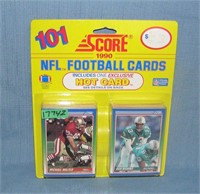 Score 1990 NFL Football cards100 pack of cards