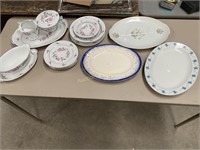Asst. Platters & Sango Fine China Pieces