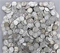 Lot of (100) Mercury Dimes -90% Silver