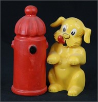 Fitz & Foyd Dog w/Fire Hydrant S/P Shakers