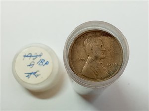 OF) Roll of 1918 wheat pennies