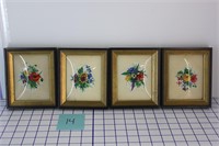 Vintage Riba Co. framed floral prints