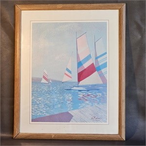 Sailboat Print -Marion