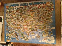 Assembled United States Puzzle