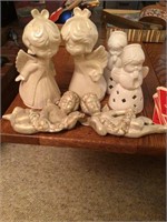 group of angel decor