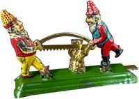 FISCHER GNOMES SAWING TREE PENNY TOY