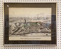 Vintage reproduction print of Fort Federal Hill