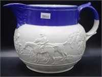 A Spode stoneware hunting jug