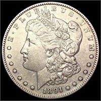 1891-S Morgan Silver Dollar CLOSELY UNCIRCULATED