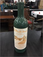 Large ceramic wine bottle