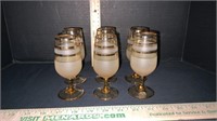 Bohemia Crystal Cordial Glasses (6)