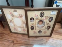 2 BRAND NEW BABY PICTURE FRAMES