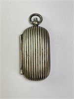 Vint Victorian Sterling Token/Coin Holder Case 25G