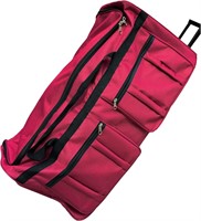 *36in Rolling Duffle Bag wWheels XL Bag Fuchsia