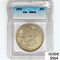 1902 Morgan Silver Dollar ICG MS64
