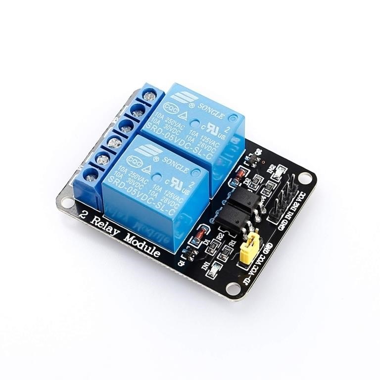 SunFounder 2 Channel DC 5V Relay Module with