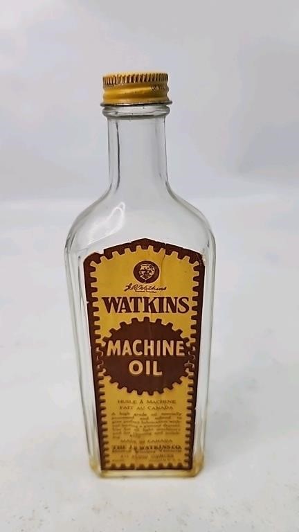 Watkins Machine oil bottle