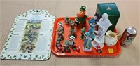 Grouping of St Patrick's Figurines & Oriental