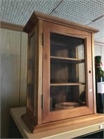 Small Collector’s Cabinet w/Glass Door