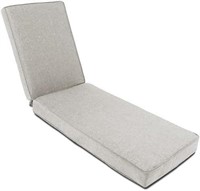 Outdoor Waterproof Chaise Lounge Cushion, GREY