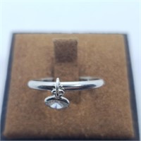 $50 Silver CZ Ring