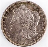Coin 1903 Morgan Silver Dollar Gem BU