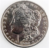 Coin 1900-O Over CC  Morgan Silver Dollar Choice!