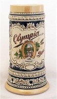 Vintage Large Olympia Beer Tankard Stein