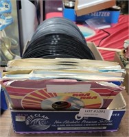 APPROX 60+ 45 RPM RECORDS